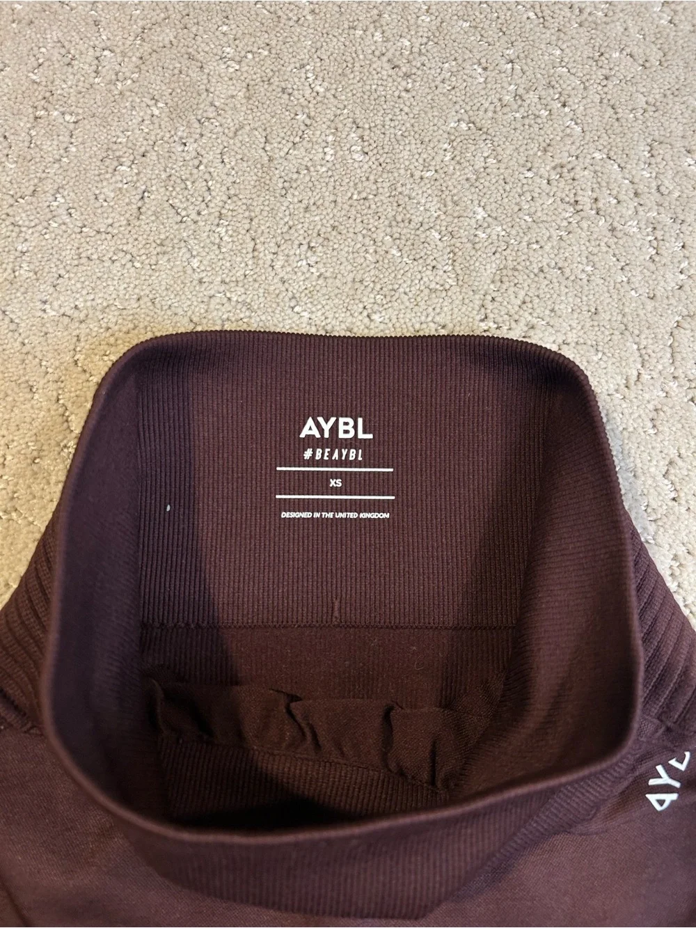 AYBL Women’s Seamless Brown Compression/Biker Shorts Size XS